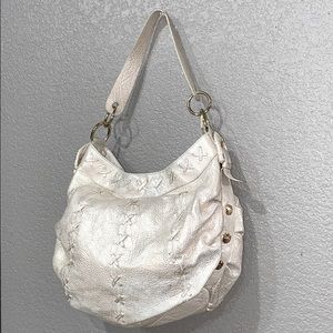 Chi by Falchi women’s metallic silver leather bag